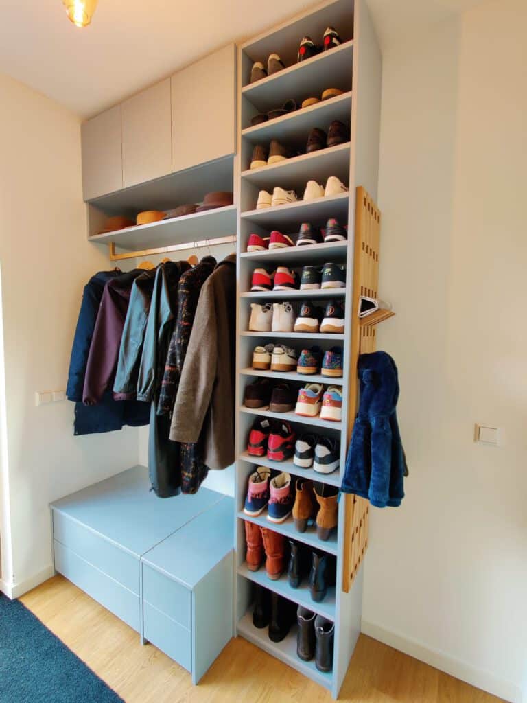 Gang kast voor schoenen en jassen met kapstok Pijnacker Rotterdam